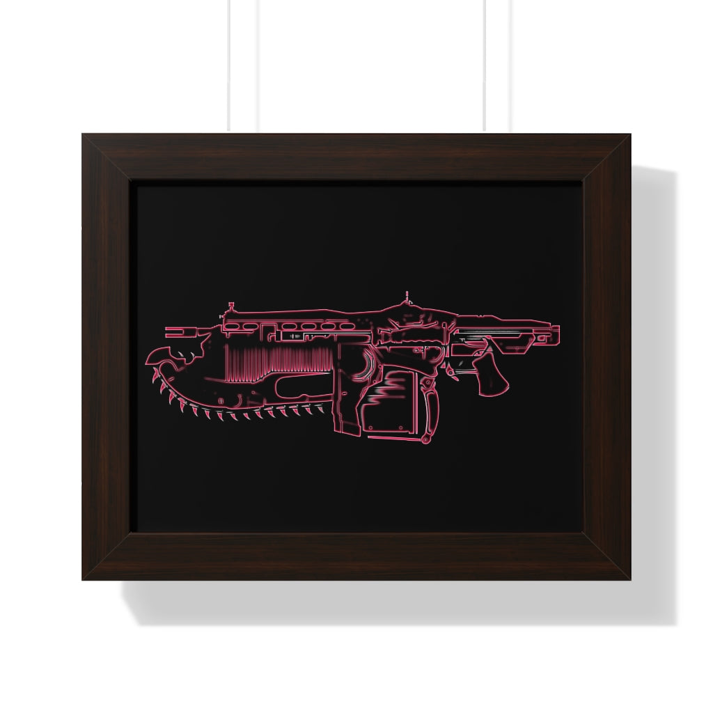 Framed Poster - Neon Lancer