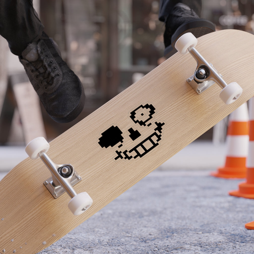 Transparent Outdoor Sticker - Sans Mercy