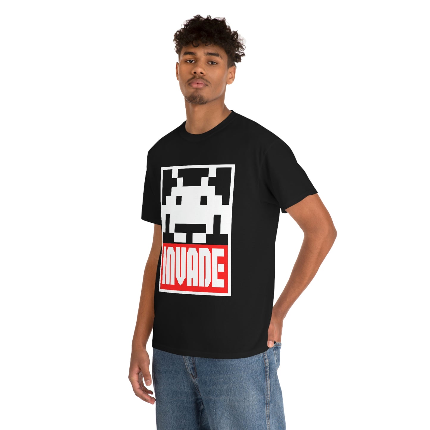 Space Invaders Men's Tee - Obey and Invade