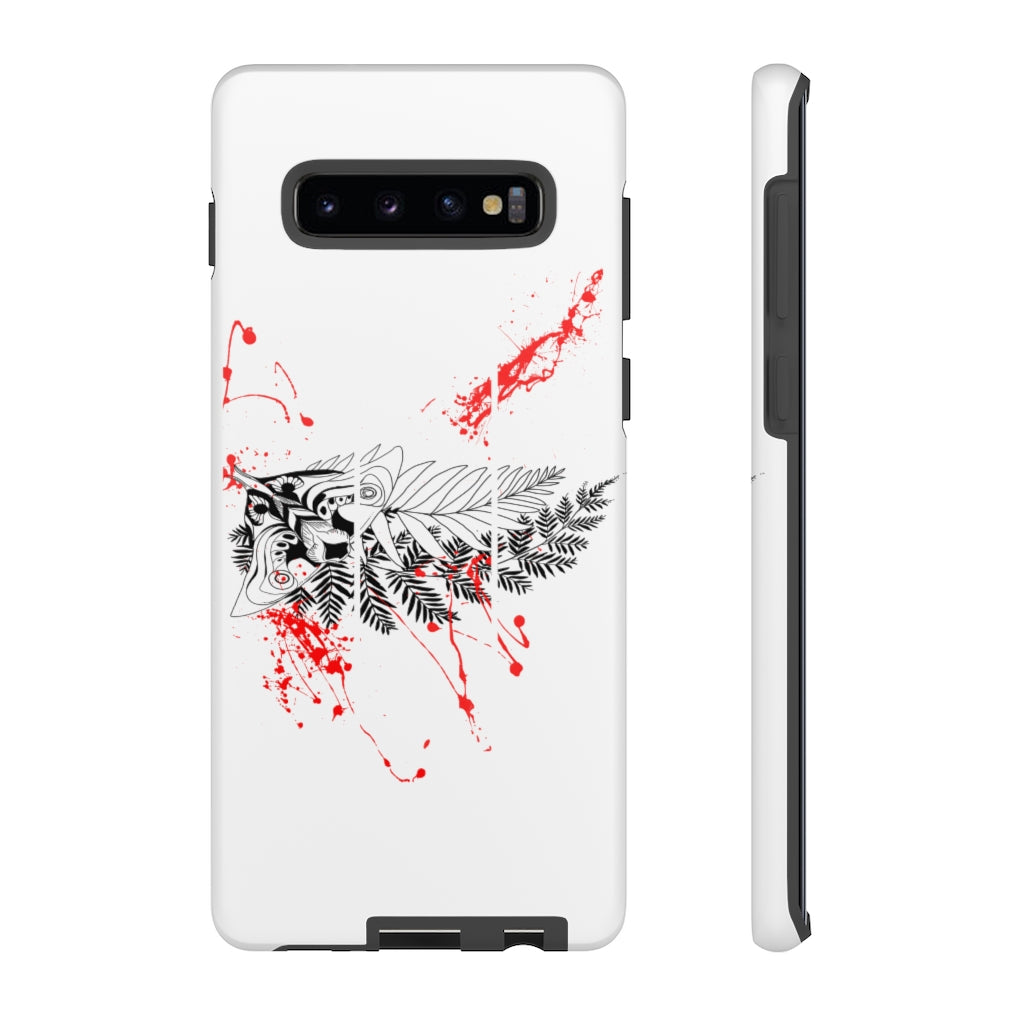 Tough Case - Moth Tattoo White
