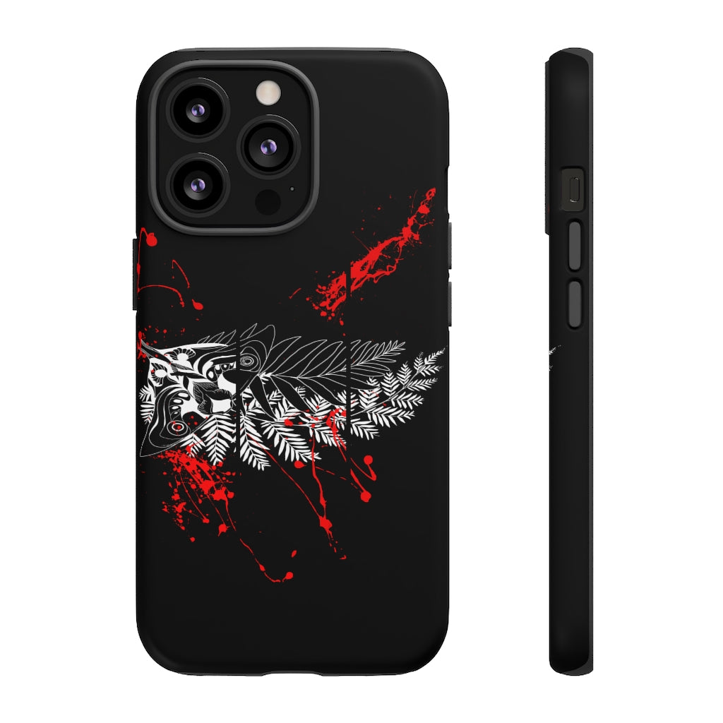 Tough Case - Moth Tattoo Black