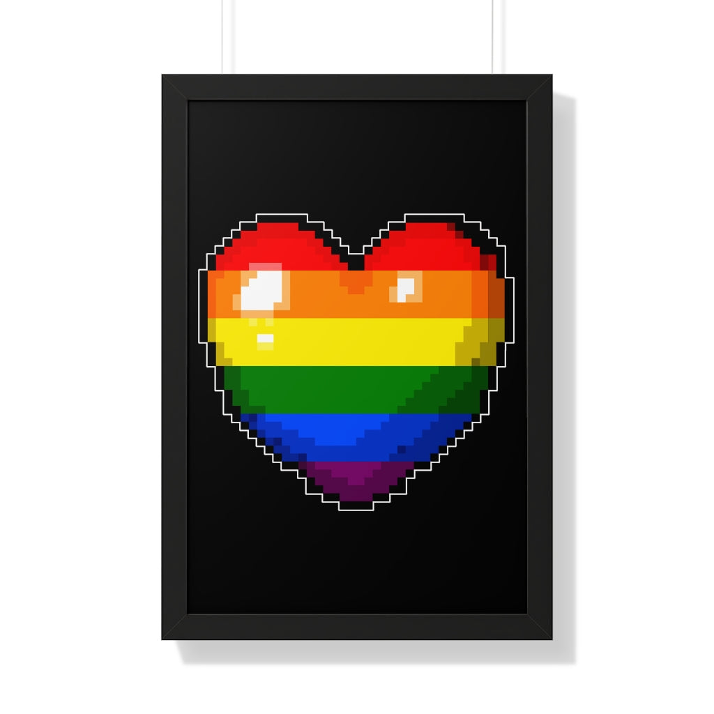 Extra Colorful Life Framed Poster