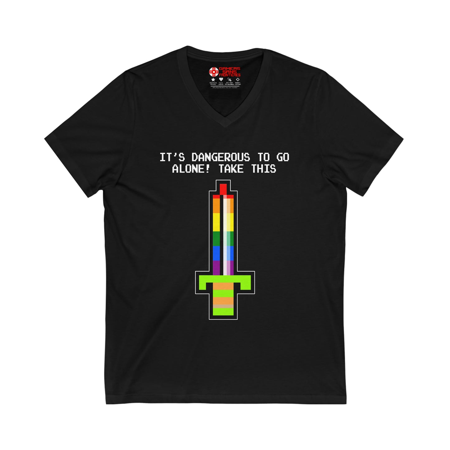 The Legend of Zelda Men's V Tee - Going Solo