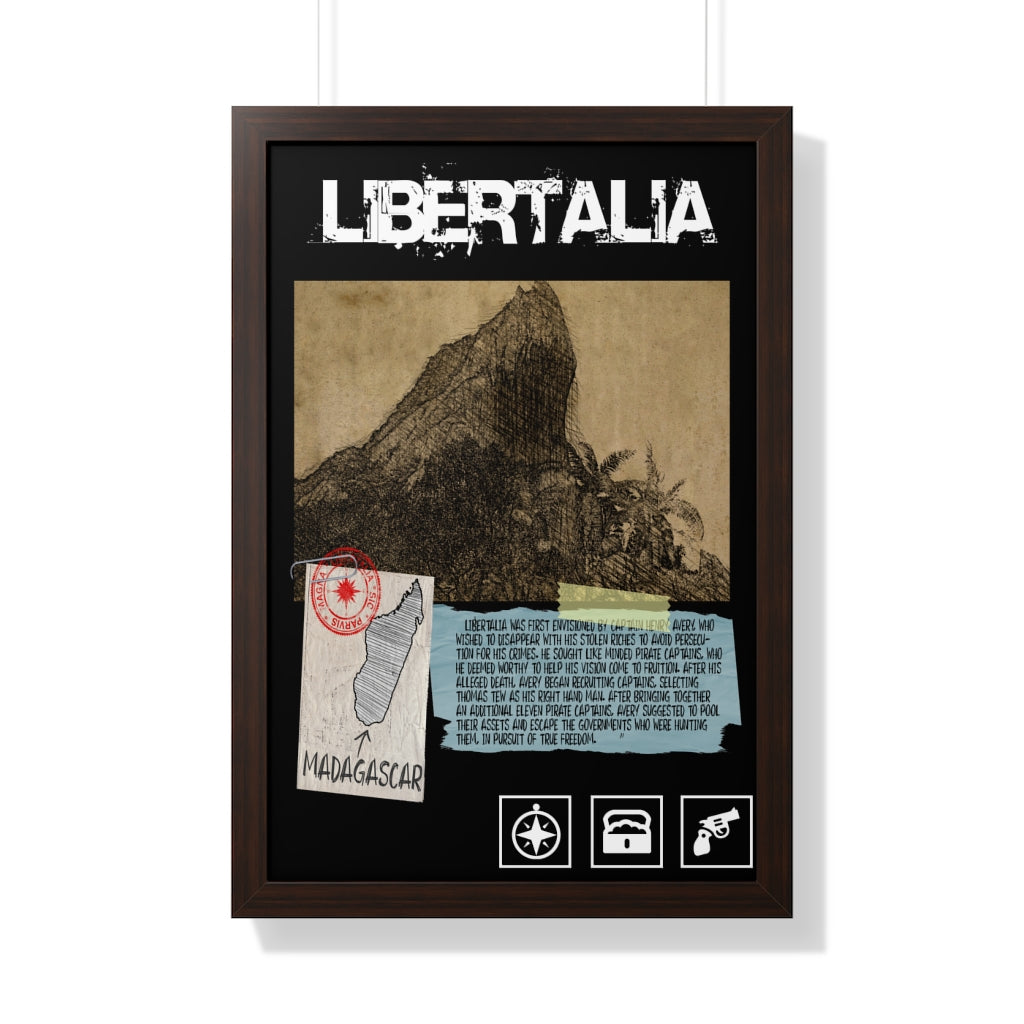 Framed Poster - Libertalia