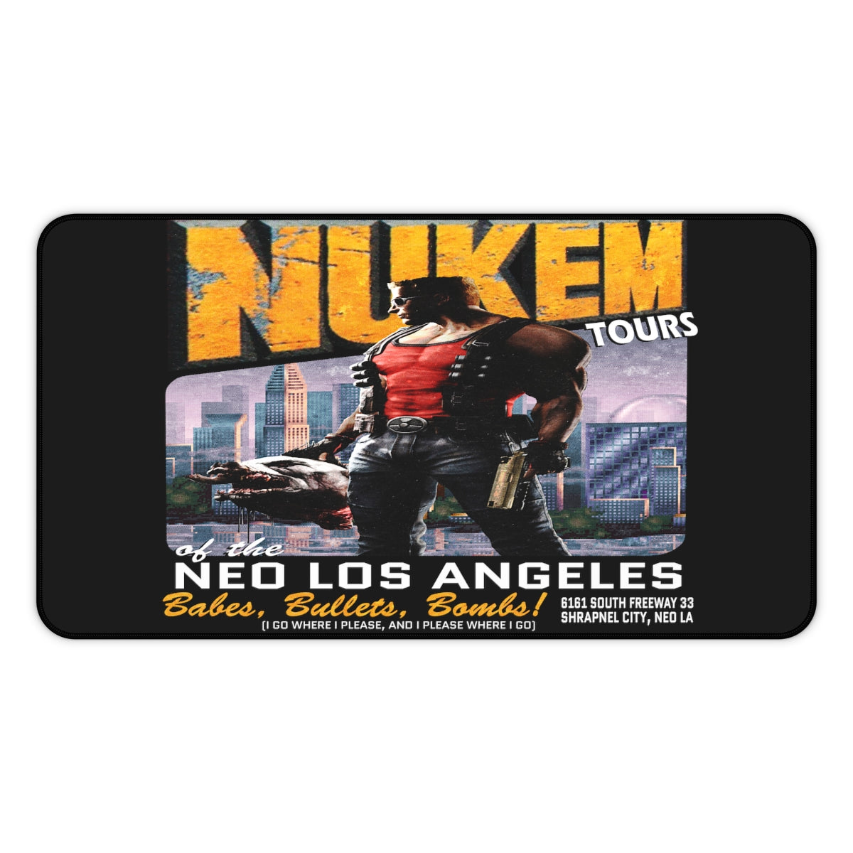 Desk Mat - Nukem Tours