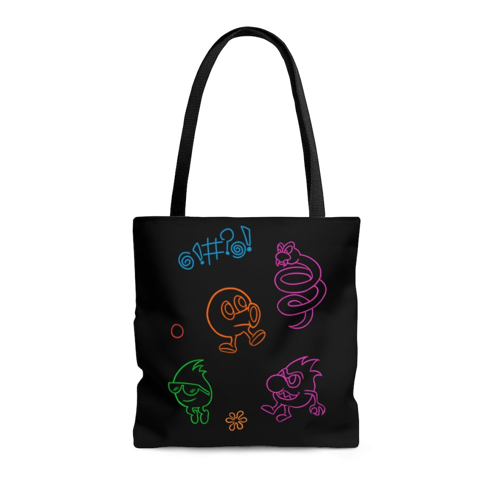Tote Bag - Neon Q-Bert