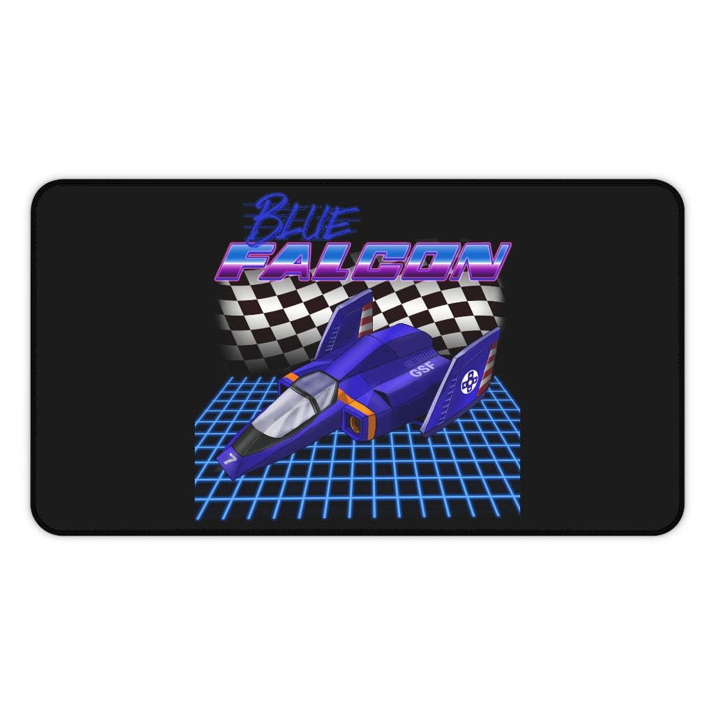 Desk Mat - Blue Falcon
