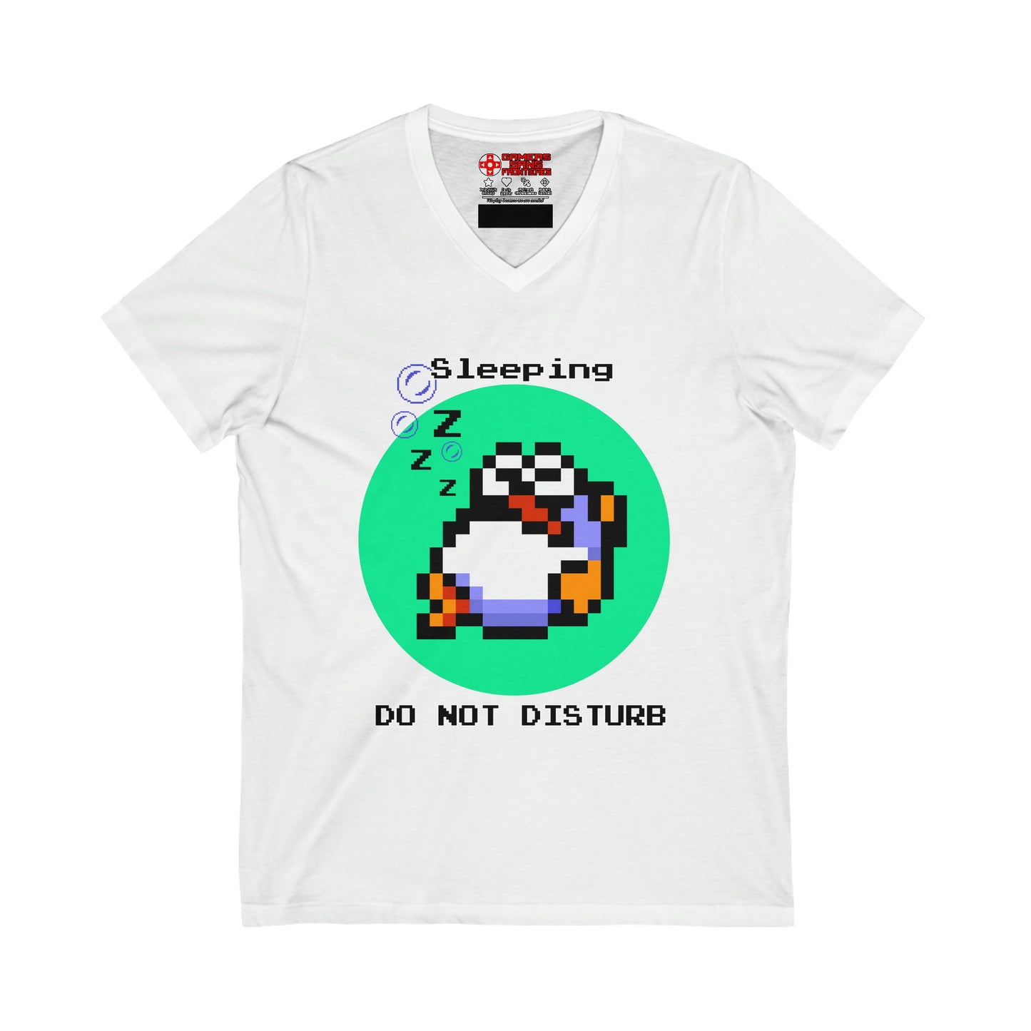 Super Mario World Men's V Tee - Rip Van Sleeping