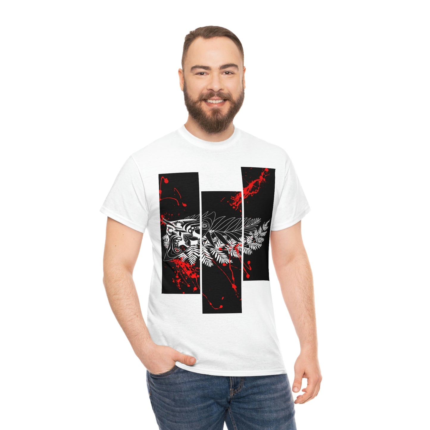 The Last of Us Men's Tee - Moth Tattoo White