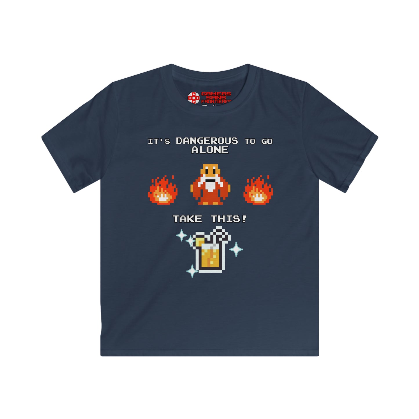 ALS x GSF Kid's Tee - It's Dangerous to go Alone