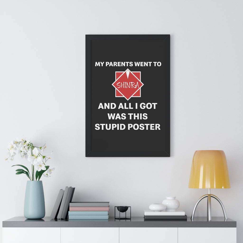 Framed Poster - S#!tty Shinra Souvenir