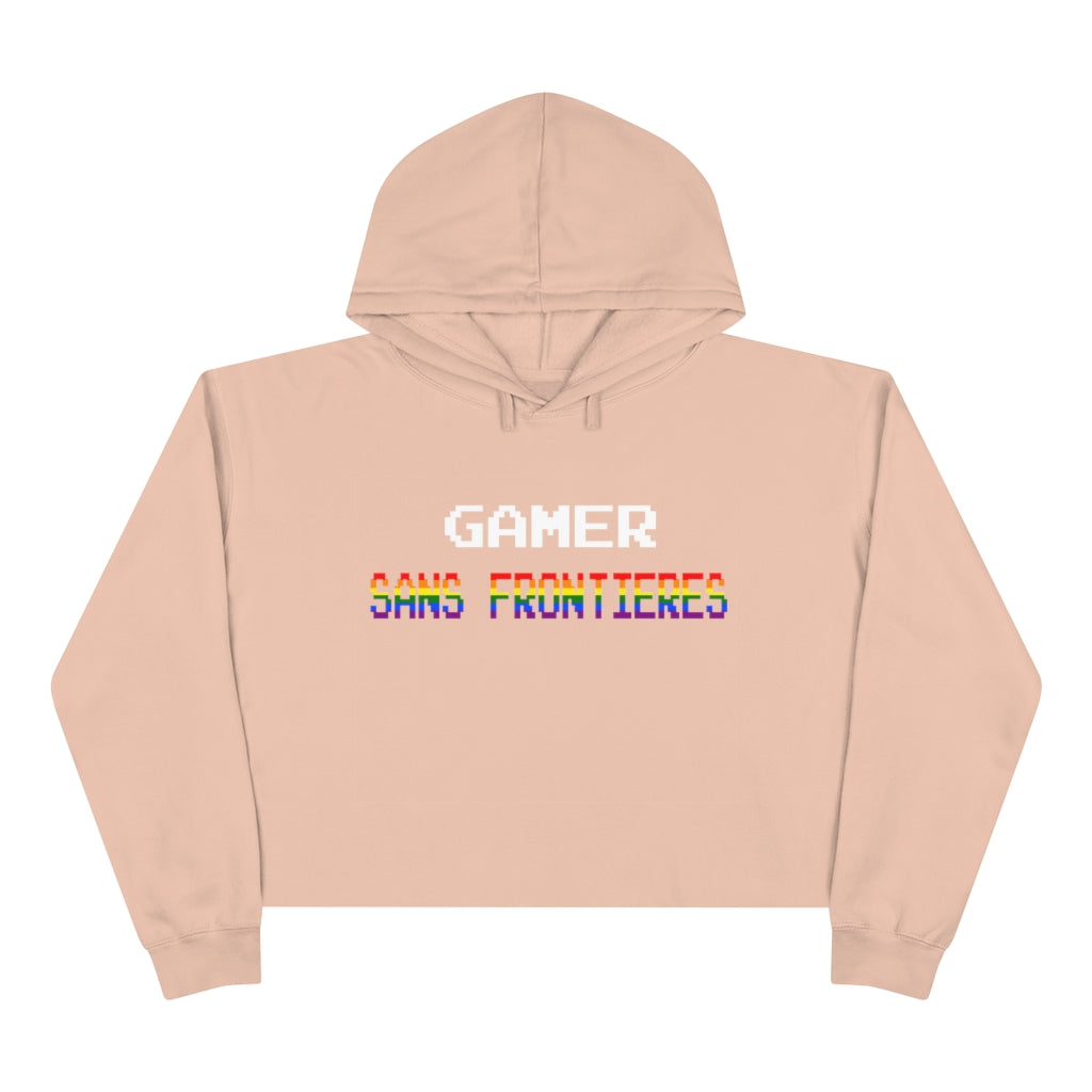 Gamers Sans Frontieres Women's Crop Hoodie - LGTB+GSF