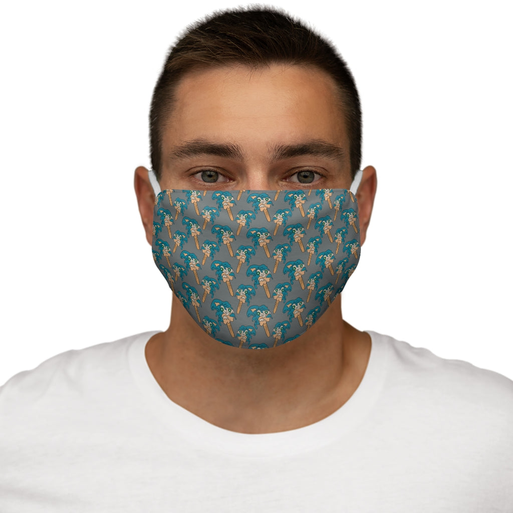 Face Mask - Melting Sonic pattern
