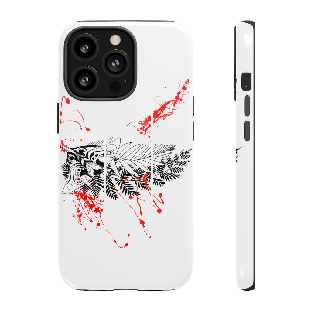 Tough Case - Moth Tattoo White
