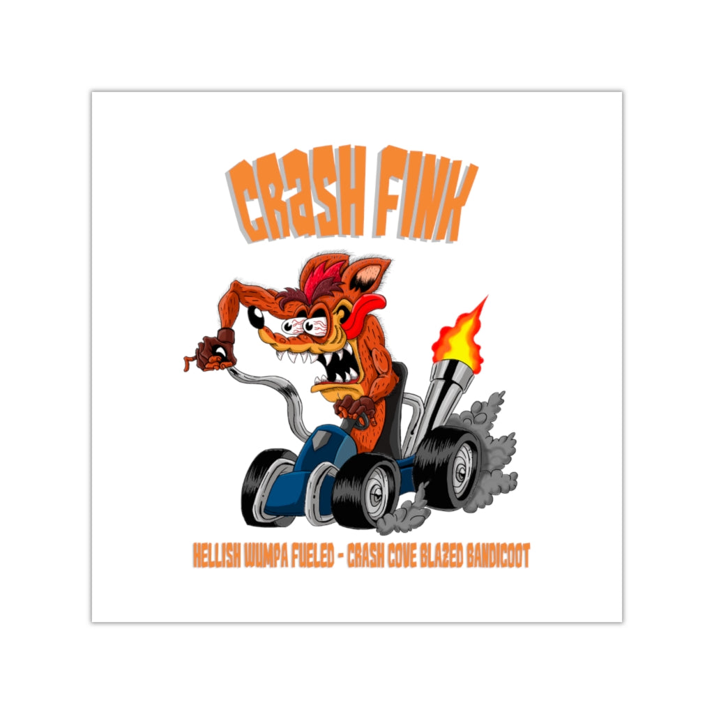 Vinyl Sticker - Crash Fink