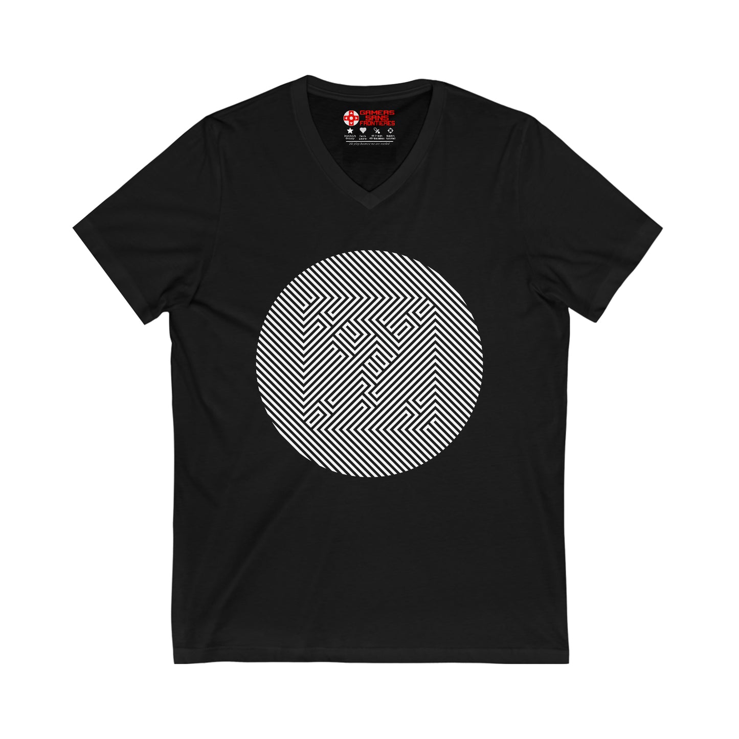 Super Mario Men's V Tee - Block Stealth