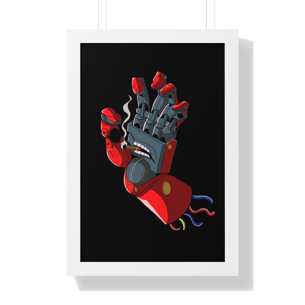 Framed Poster - Boss’ Smoking Hand