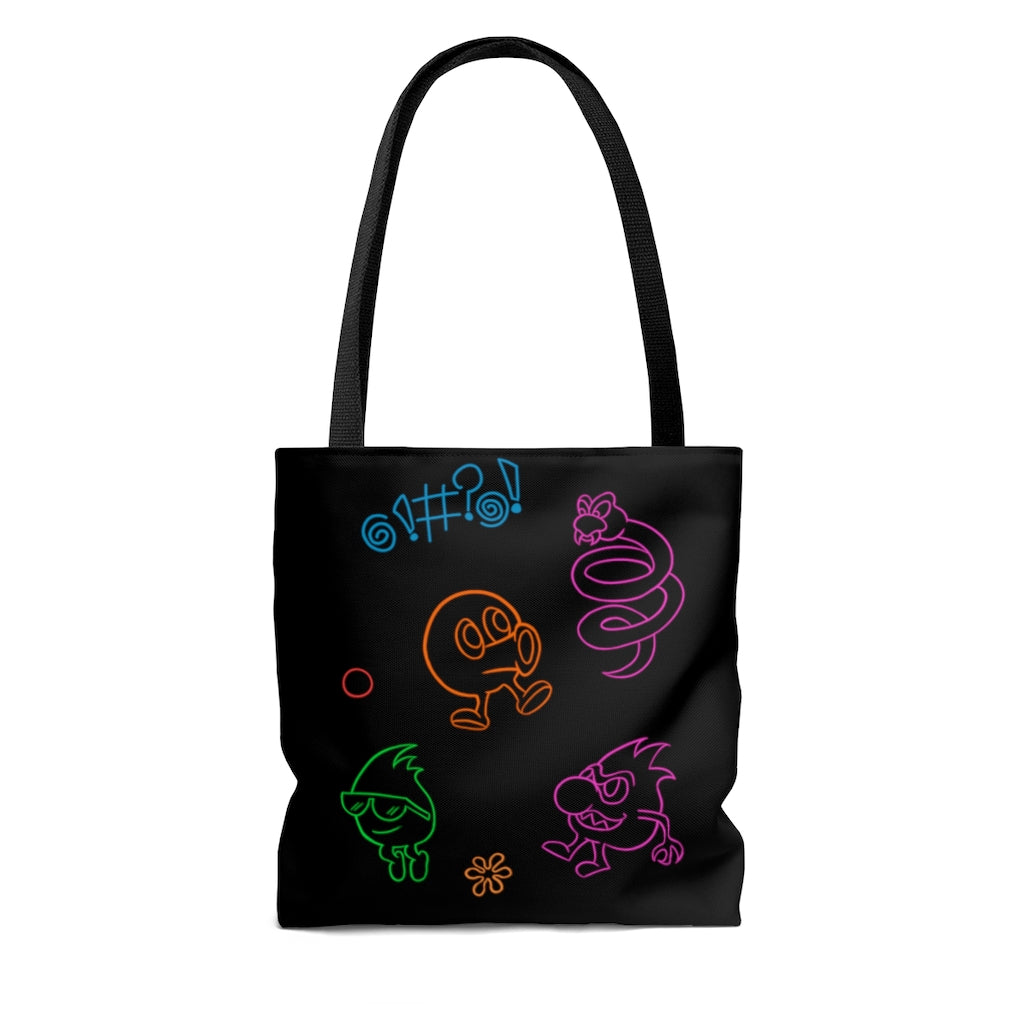 Tote Bag - Neon Q-Bert