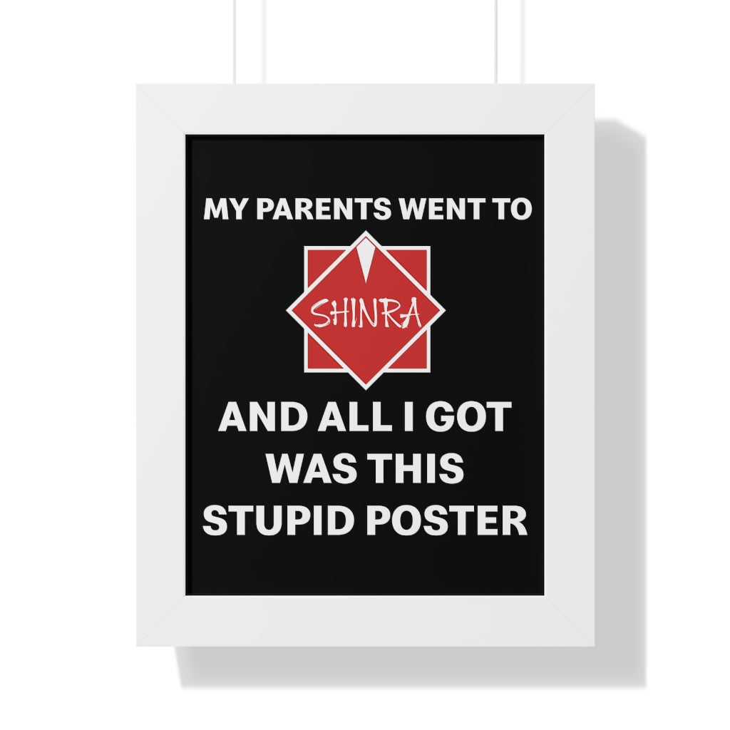 Framed Poster - S#!tty Shinra Souvenir