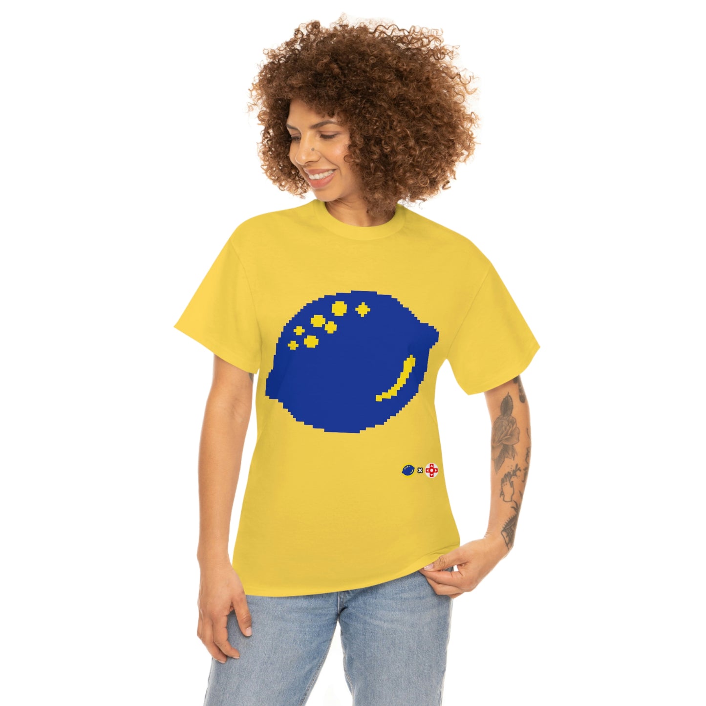 ALS x GSF Men's Tee - 8bit Lemon Hero