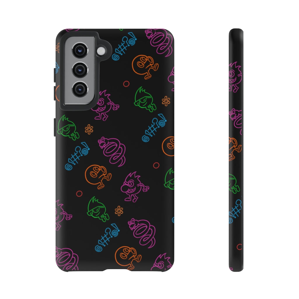 Tough Case - Neon Q-Bert Pattern