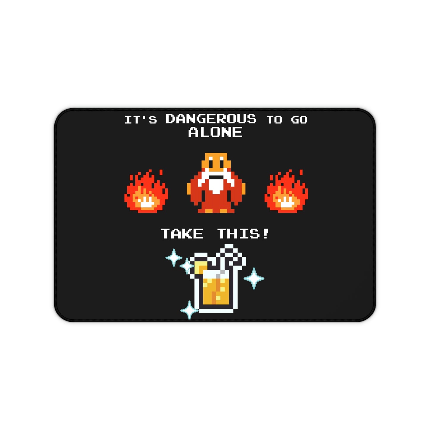 ALS x GSF Desk Mat - It's Dangerous to go Alone