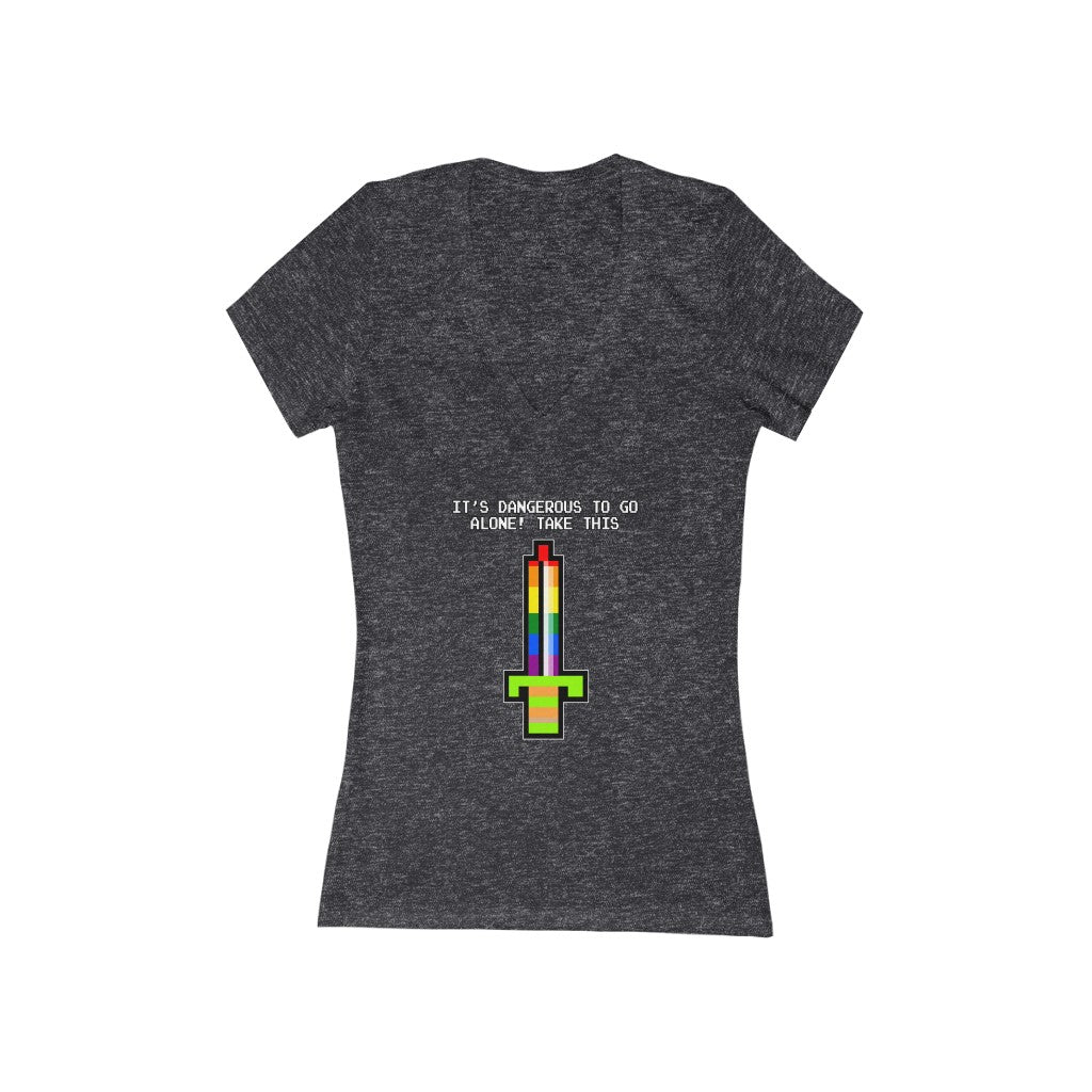 Women's V Tee - Going Solo