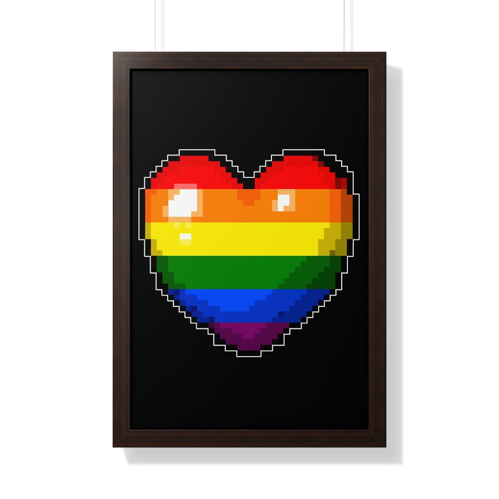 Extra Colorful Life Framed Poster