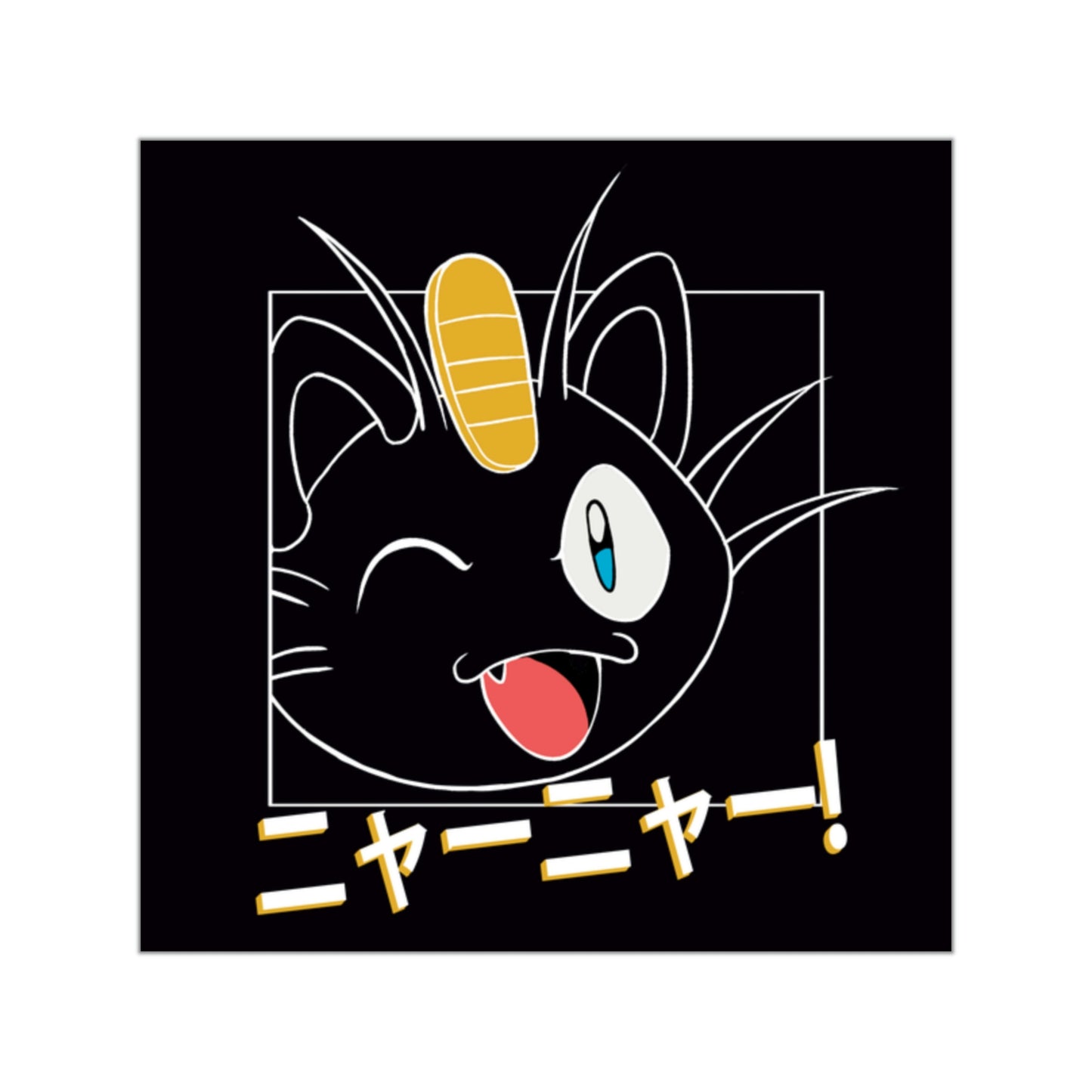 Pokémon Vinyl Sticker - Meowth