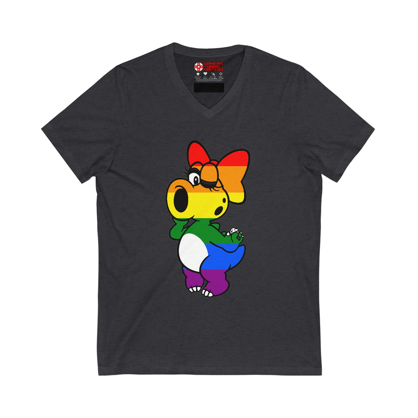 Super Mario Bros Men's V Tee - LGTBirdo