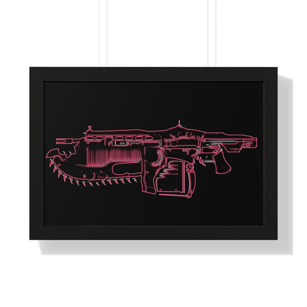 Framed Poster - Neon Lancer