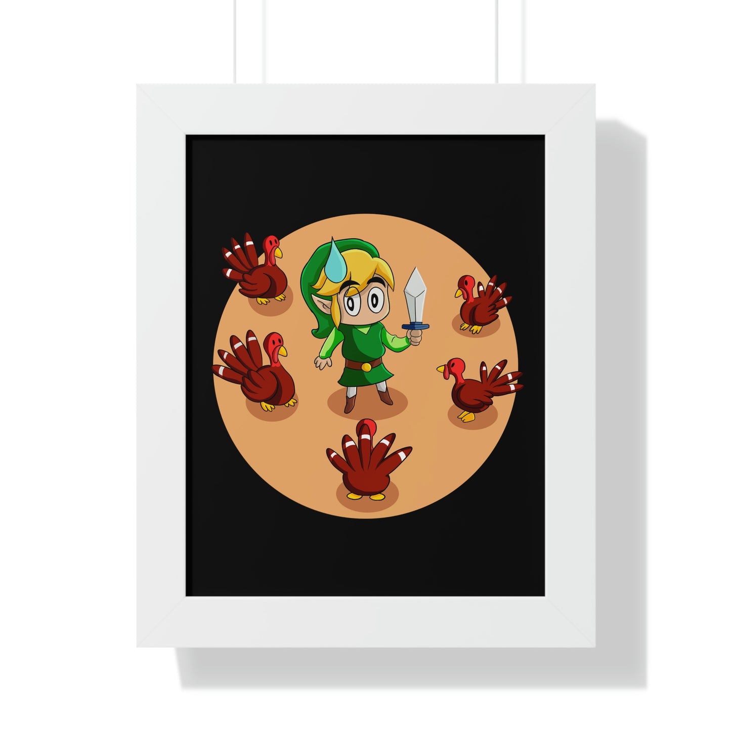 The Legend of Zelda Framed Poster - The Legend of Gobble