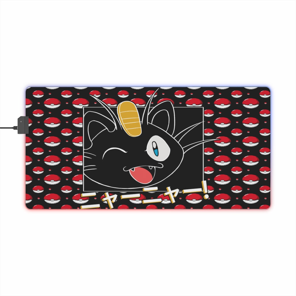 LED Mouse Pad - Meowth