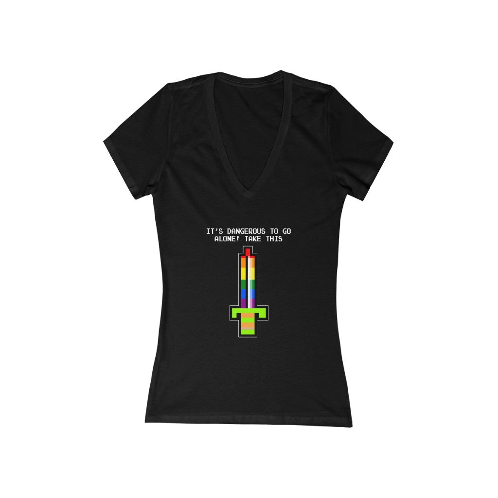Women's V Tee - Going Solo