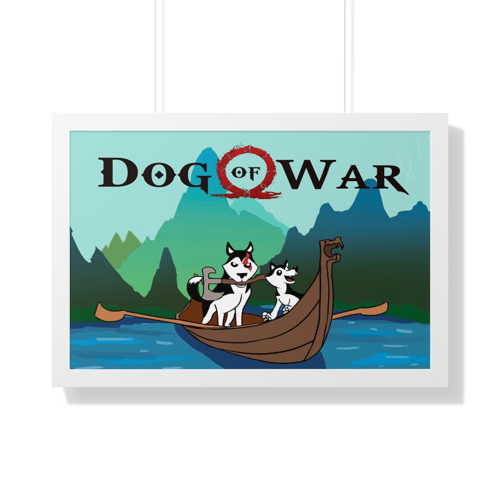 Framed Poster - Dog of War