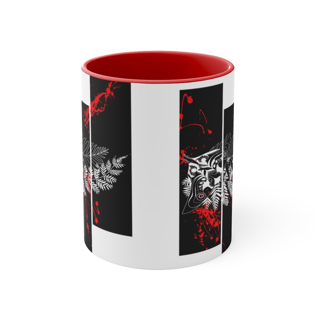Mug 11oz - Moth Tattoo Black