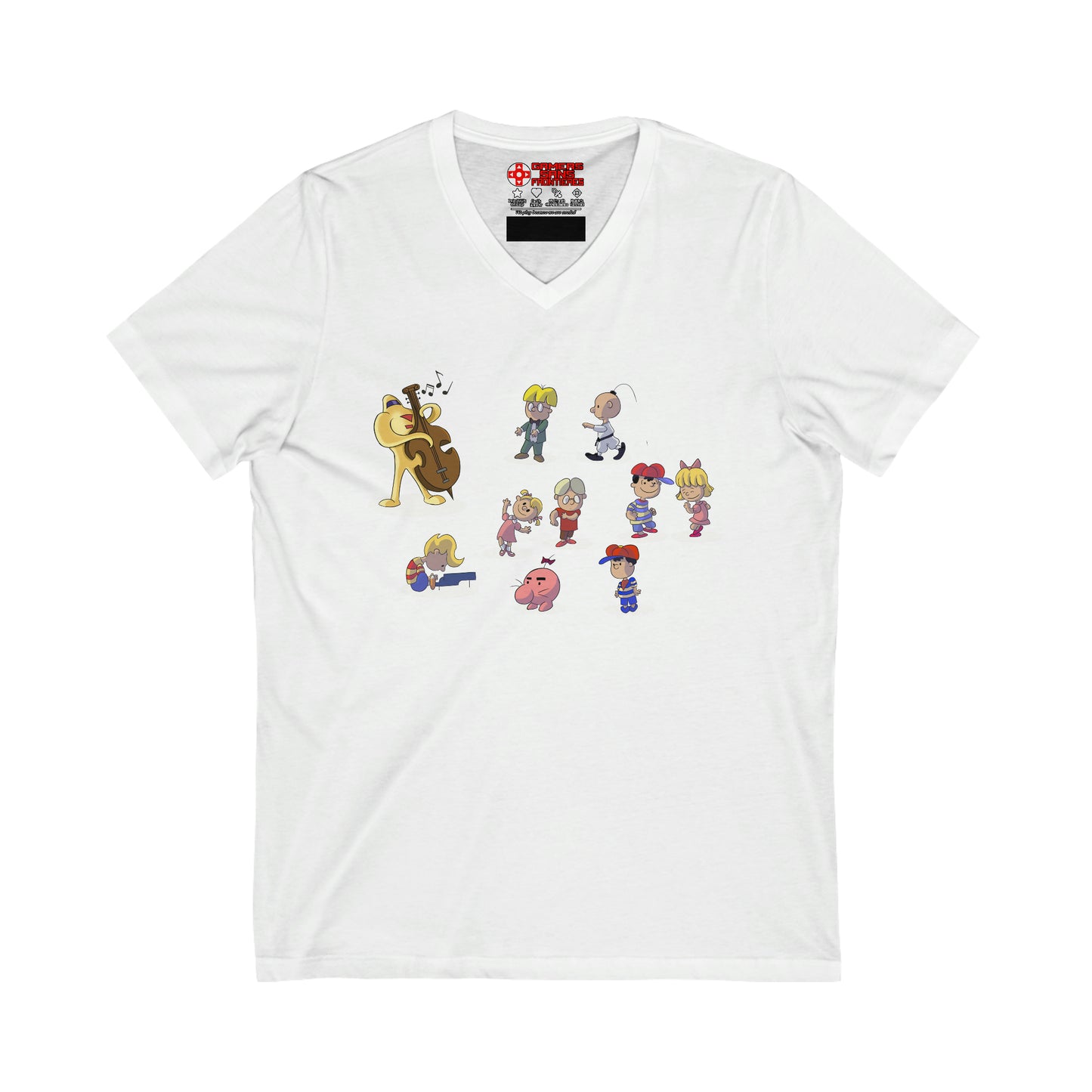 EarthBound Men's V Tee - EarthBrown Dance