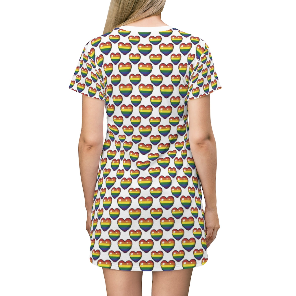 Extra Colorful Life Women's Tee Dress