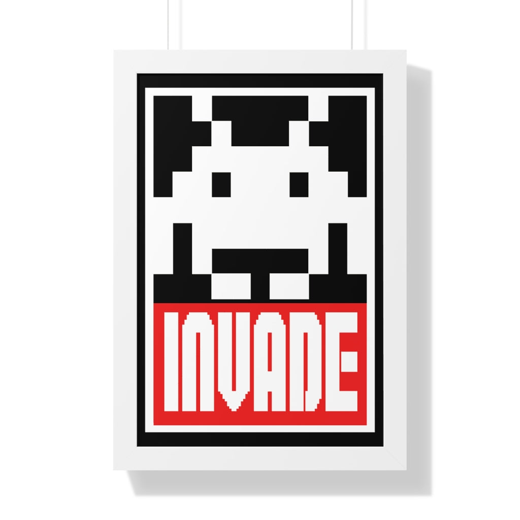 Framed Poster - Invade & Obey