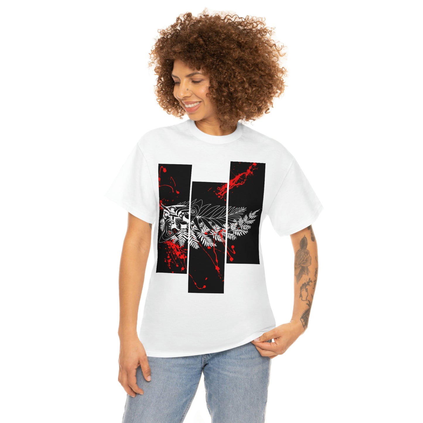 The Last of Us Men's Tee - Moth Tattoo White