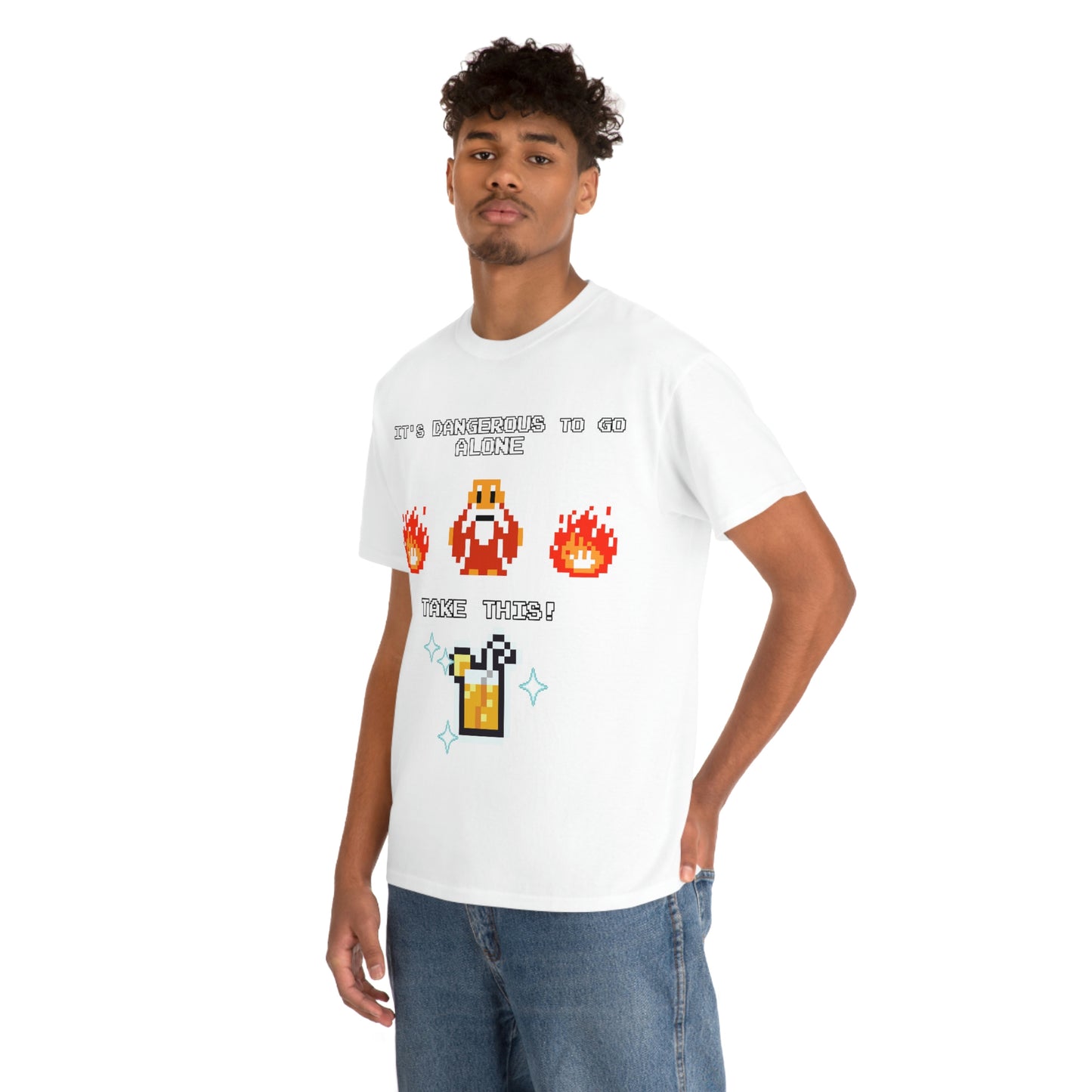 ALS x GSF Men's Tee - It's Dangerous to go Alone