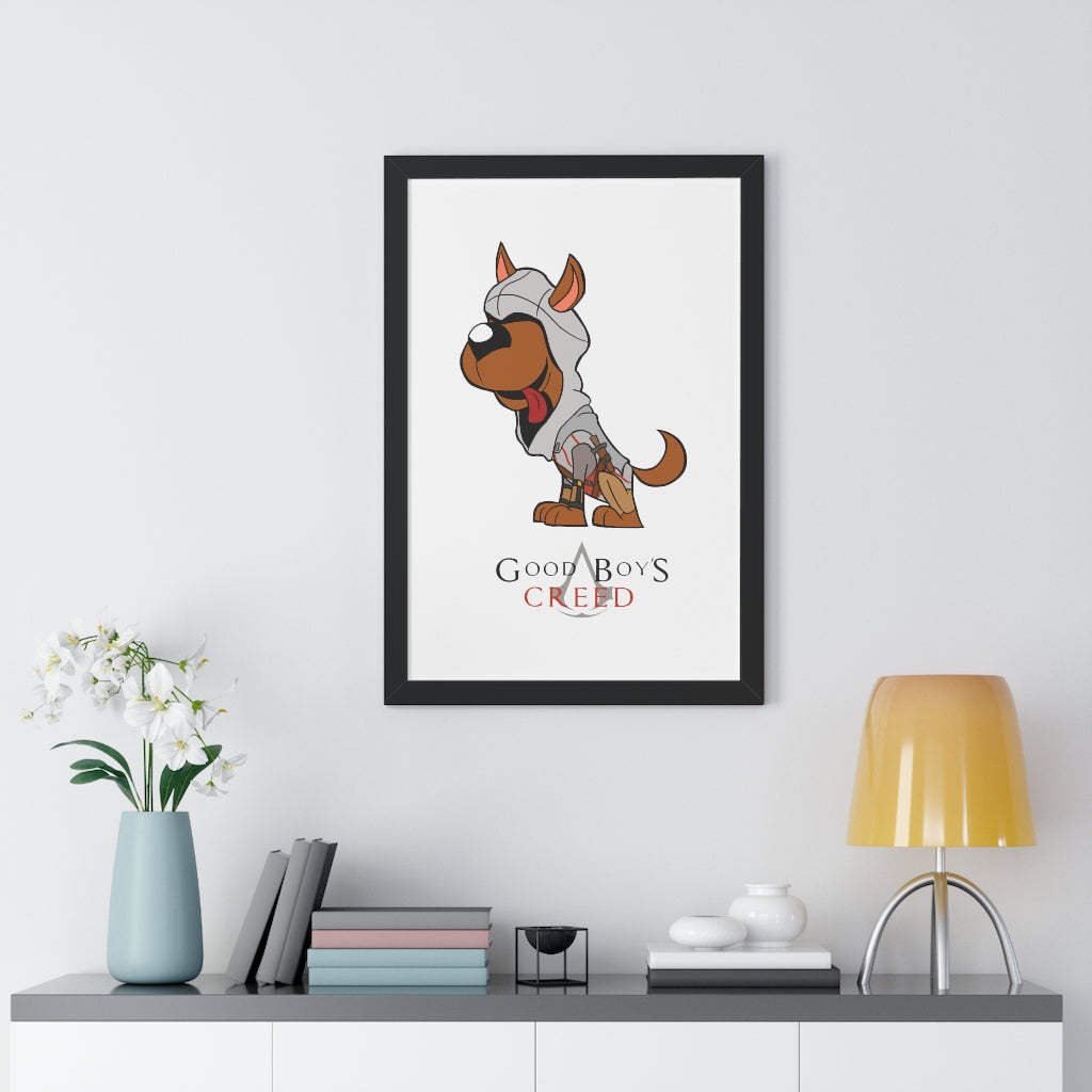 Framed Poster - Good Boy’s Creed