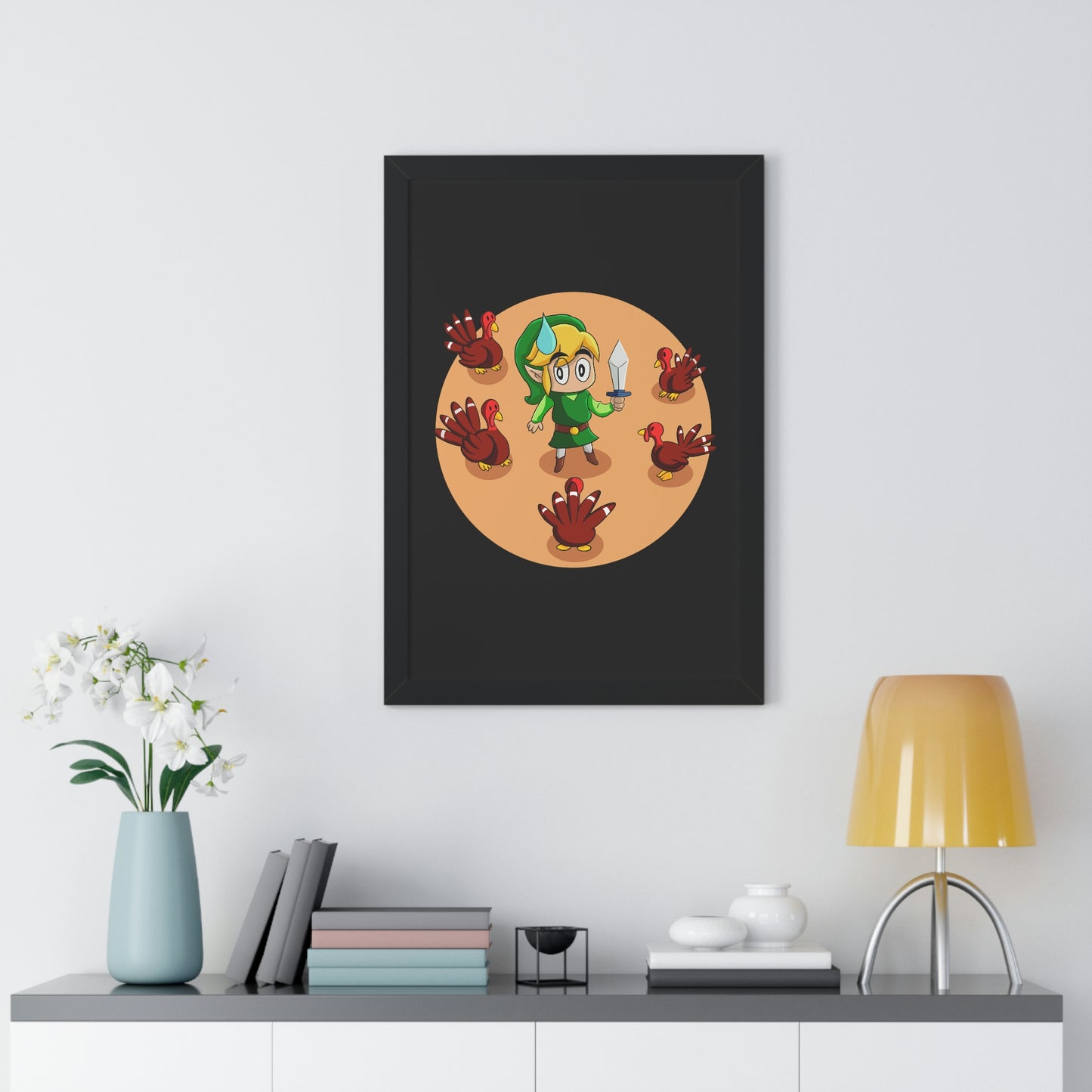 The Legend of Zelda Framed Poster - The Legend of Gobble