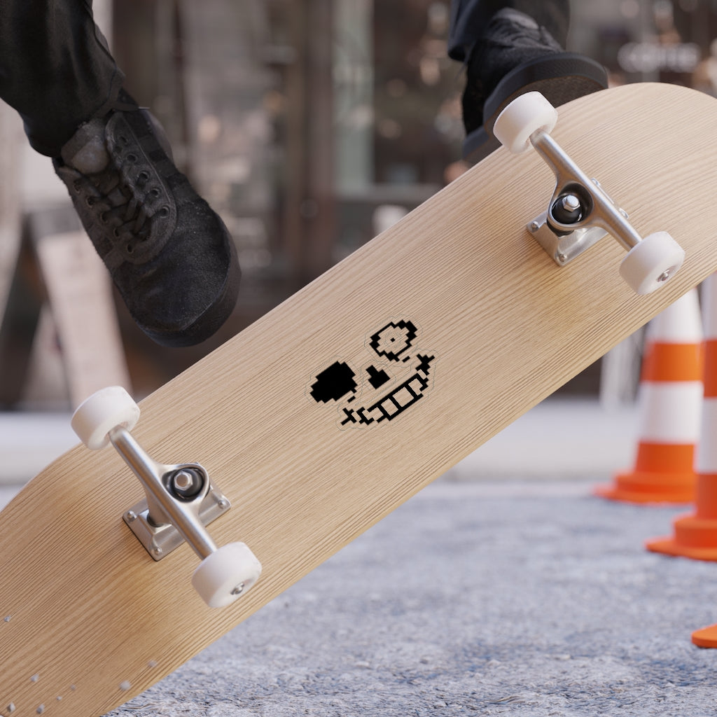 Transparent Outdoor Sticker - Sans Mercy