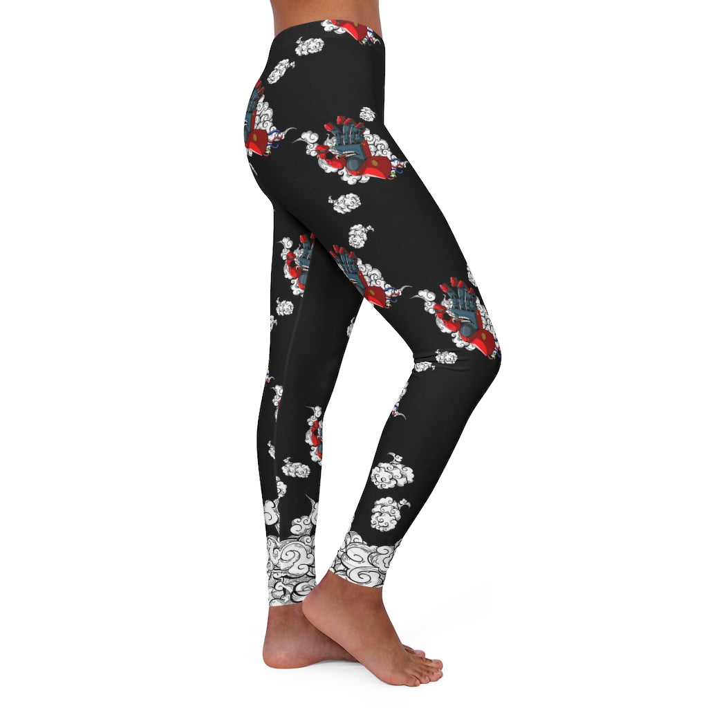 Women's Leggings - Boss' Smoking Hand