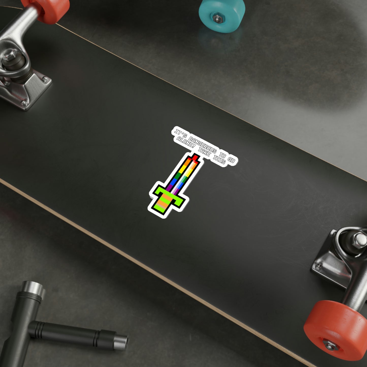 The Legend of Zelda Die-Cut Sticker - Going Solo