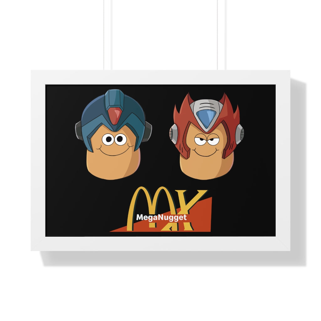 Framed Poster - Mega Nugget X