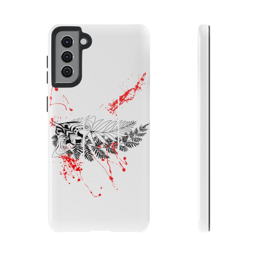 Tough Case - Moth Tattoo White