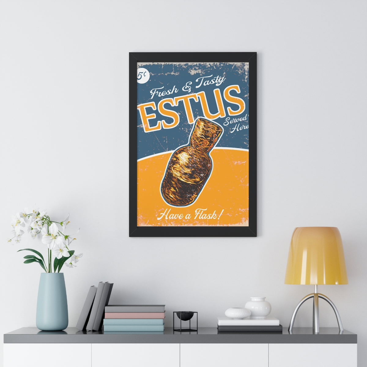 Framed Poster - Drink Estus