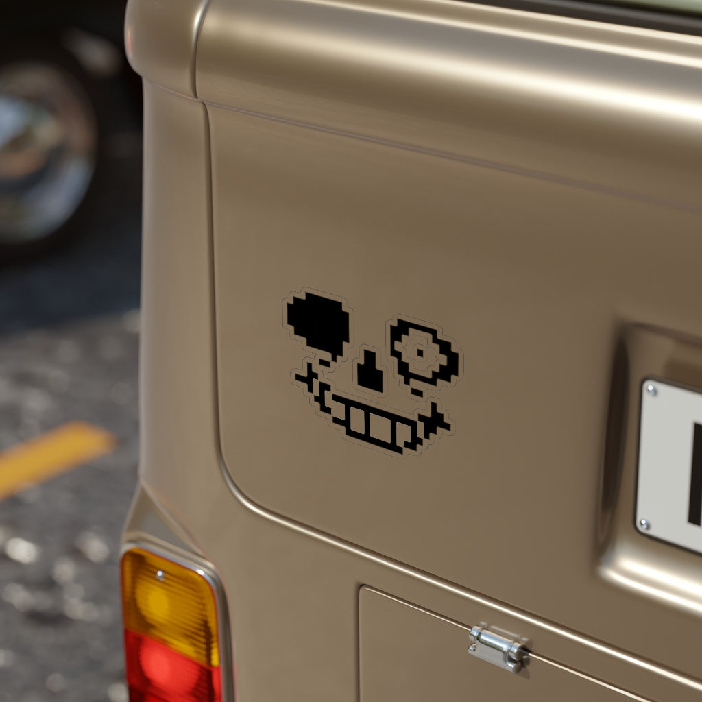 Transparent Outdoor Sticker - Sans Mercy